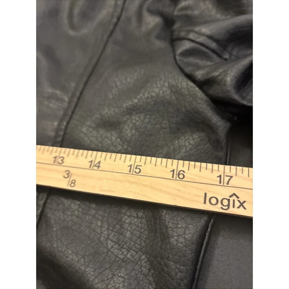 Yoki Faux Leather Zipper Jacket Girls Large 12-14‎ Motorcycle Moto